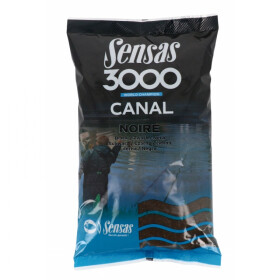 Sensas 3000 SUPER CANAL BLACK 1Kg