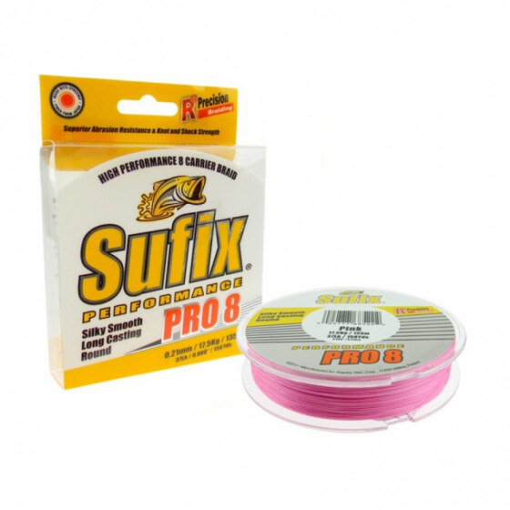SUFIX - Performance Pro 8 Pink 135m