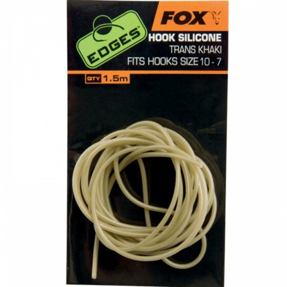 Fox Edges Hook Silicone Trans Khaki