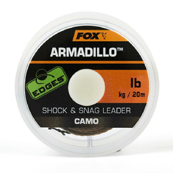 Fox EDGES™ Armadillo Shock&Snag Leader 20m