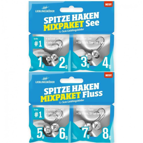 Lieblingsköder Spitze Haken Mixpaket #1