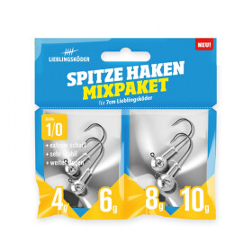 Lieblingsköder Spitze Haken Mixpaket 1/0