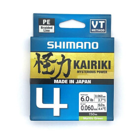Shimano Kairiki 4 0,230mm 18,6kg 150m Mantis Green 