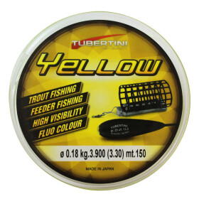 Tubertini Monofile Schnur 150m UD1 Yellow