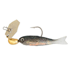 Z-Man Flashback Mini Chatterbait 1/8 Oz Gold/Black