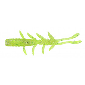 Illex Scissor Comb 3.8" Glow Chartreuse Gummifisch 