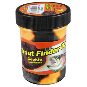 TFB Trout Finder Bait Cookie schwimmend Schwarz / Orange