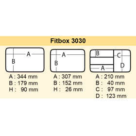 MEIHO Fit Box  3030