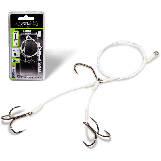 Quantum Mr Pike Camo Coated Leader Material 10m Stahlvorfach 0,80€/1m Hecht 