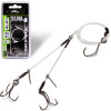 Quantum #6 Mr. Pike Ghost Traces Twin Hook-Release-Rig 50cm