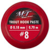 Magic Trout #4 Trout Hook Paste rot Vorfach: 200cm