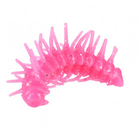 Illex Magic Larva 1,34" Gummifisch Bubble Gum Pink