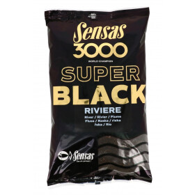 Sensas 3000 Super Black 1kg River