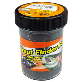TFB Trout Finder Bait Kadaver schwimmend Grau mit Glitter