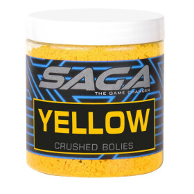 Saga Crushed Boilies 250ml Yellow