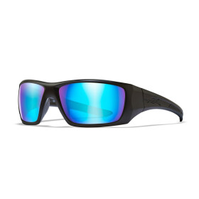 WileyX Nash Polarized Blue Mirror Matte Black Frame