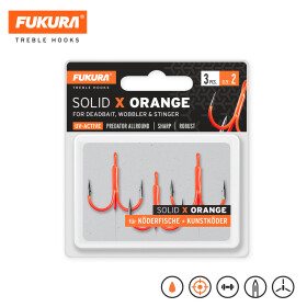 Fukura Solid X Orange Drillinge Gr.2