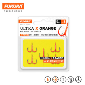 Fukura Ultra X Orange Drillinge Gr.8