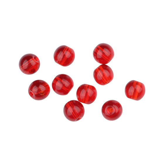 SPRO Glass Bullet Weight Beads Red Ruby