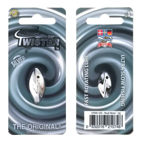 OG-Lures Twister Durchlaublinker 2g Real Silver