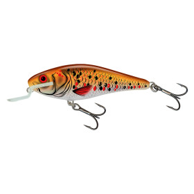 Salmo Executor Shallow Runner 9cm Holographic Golden Back