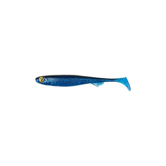 Fox Rage Slick Shad 9cm UV Blue Flash Gummifisch