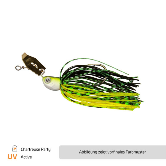 Zeck Fishing Chatterbait #6/0 14g Chartreuse Party
