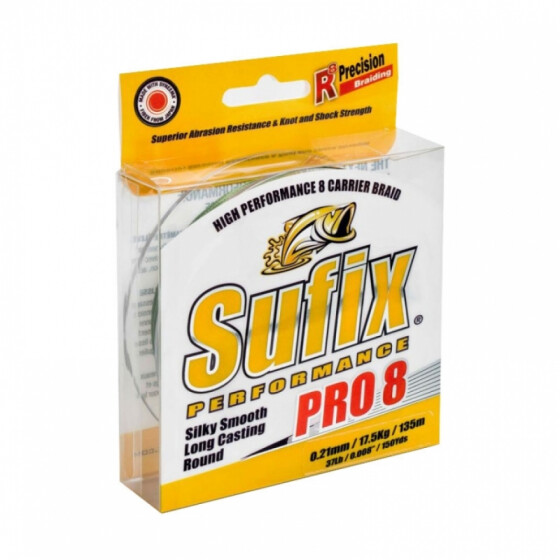 SUFIX - Performance Pro 8 Pink 135m 0.10mm 6.5kg