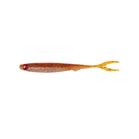 Fox Rage Ultra UV Slick Finesse Gummifisch 11cm Tinsel Oil