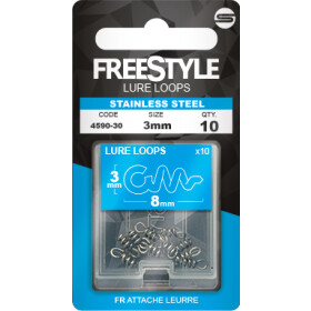 Spro Freestyle Stainless Steel Lure Loops