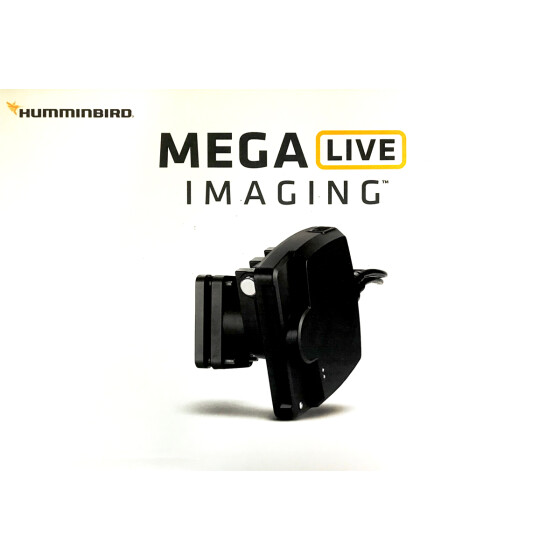 Humminbird MEGA LIVE Imaging Geber mit Klemmhalterung für Rohrmontage