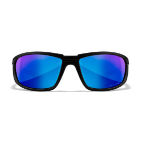 WileyX BOSS Matte Black Frame Captivate Pol Blue Mirror