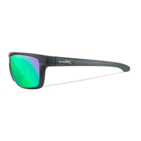 WileyX KINGPIN Matte Graphite Frame Captivate Pol Green Mirror