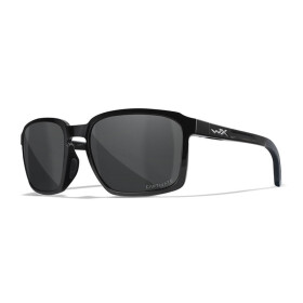 WileyX ALFA Gloss Black Frame Captivate Pol Grey