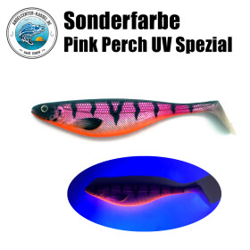 Westin Shad Teez ACK Sonderfarbe Pink Perch UV Spezial Gummifisch