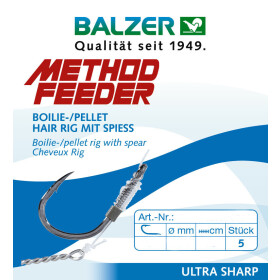 Balzer Method Feeder Rig mit 10mm Speer #14, 0,18mm