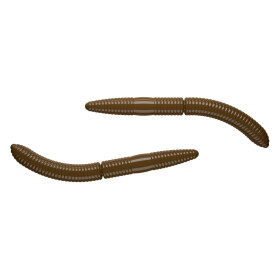 Libra Lures Fatty DWorm 65mm Käse Brown