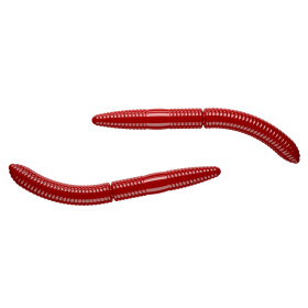 Libra Lures Fatty DWorm 65mm Knoblauch Red