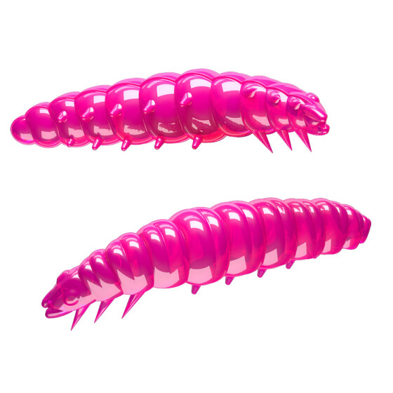 Libra Lures Larva 35mm Käse Hot Pink LTD Gummiköder