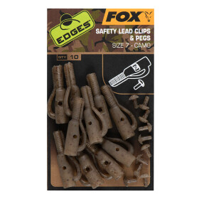 Fox Edges Camo Safety Lead Clip & Pegs Gr. 7