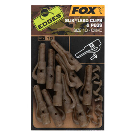 Fox Edges Camo Slik Lead Clip & Pegs Gr. 10