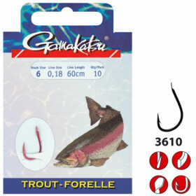 Gamakatsu Forelle LS-3610 200cm Gr.06 0,22