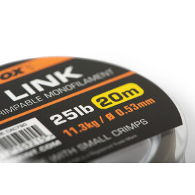 Fox Edges Link Trans Khaki Mono 20m 25lb/0.53mm