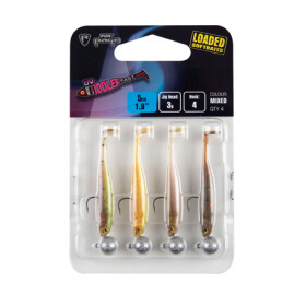 Fox Rage Ultra UV Micro Tiddler Fast Loaded  5cm, 3g, Mixed Colours