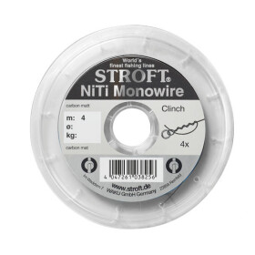 Stroft NiTi Monowire 4m Titanvorfach 0,30mm, 10 kg