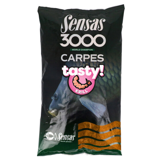 Sensas 3000 Carpes Tasty! Krill Futter 1kg