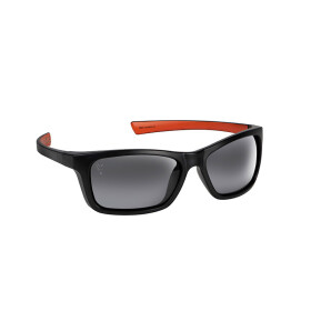 Fox Collection Wraps Sonnenbrille Black/Orange Gläser Grau
