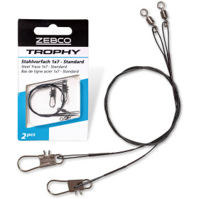 Zebco Trophy Stahlvorfach 1x7 - Standard 30cm