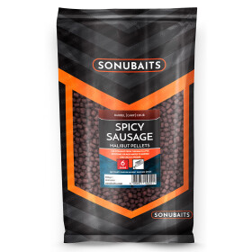 Sonubaits Halibut Pellets 6mm Spicy Sausage 900g