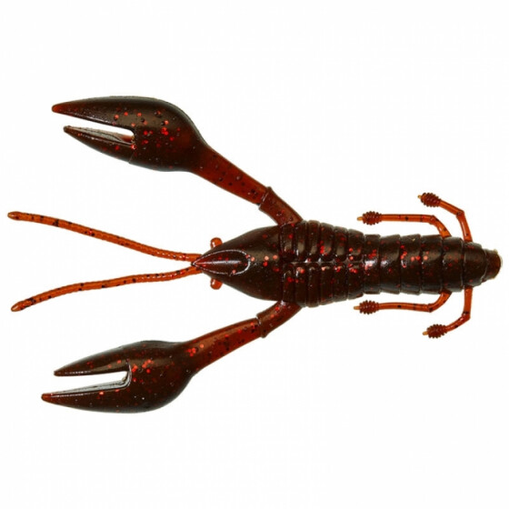 Gunki Hourra Craw 4" Brown Oil Red Flake Gummiköder